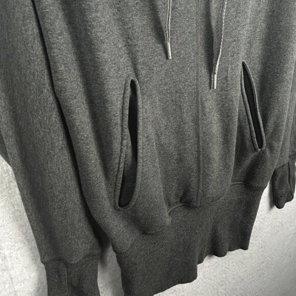 Lululemon Flashback Pullover Women 4 Hoodie‎ Grey Dolman Oversized Sweatshirt - Picture 6 of 13